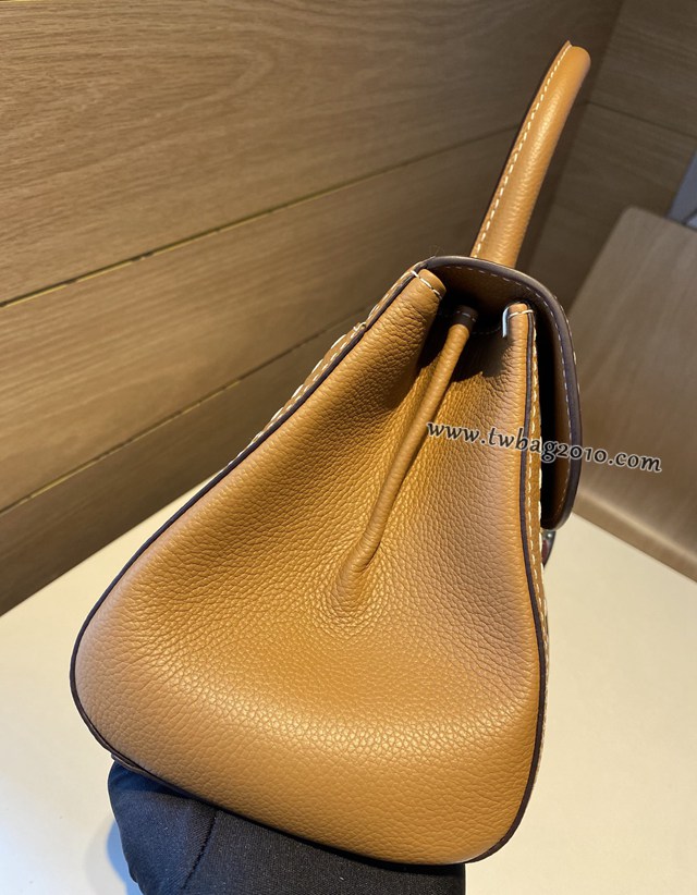Delvaux經典款系列brillant德爾沃專櫃togo皮手縫蠟線大號手提肩背女包 bxs1038